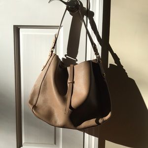Annabel Ingall Brooke Hobo Bag. Pebble Leather. New, Never Used. Color: Sahara.